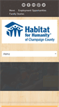 Mobile Screenshot of cuhabitat.org